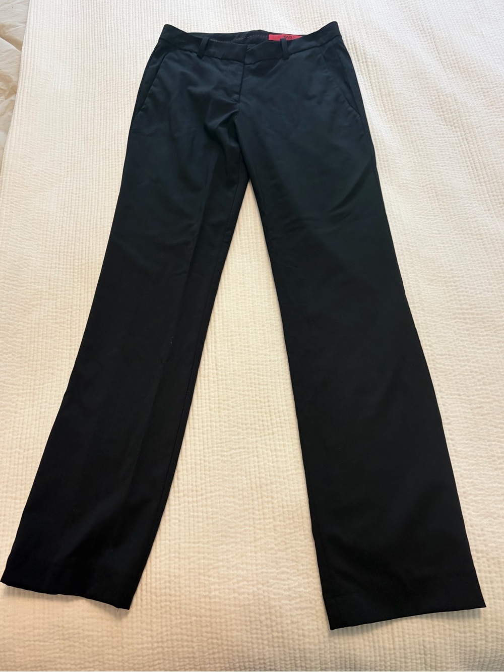 HUGO BOSS Women’s Black Straight-Leg Dress Pants (US 2)